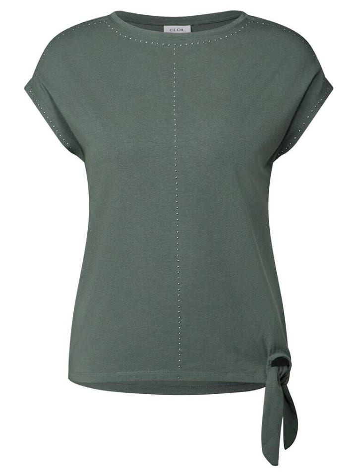 

Футболка Cecil, цвет dark balmy khaki