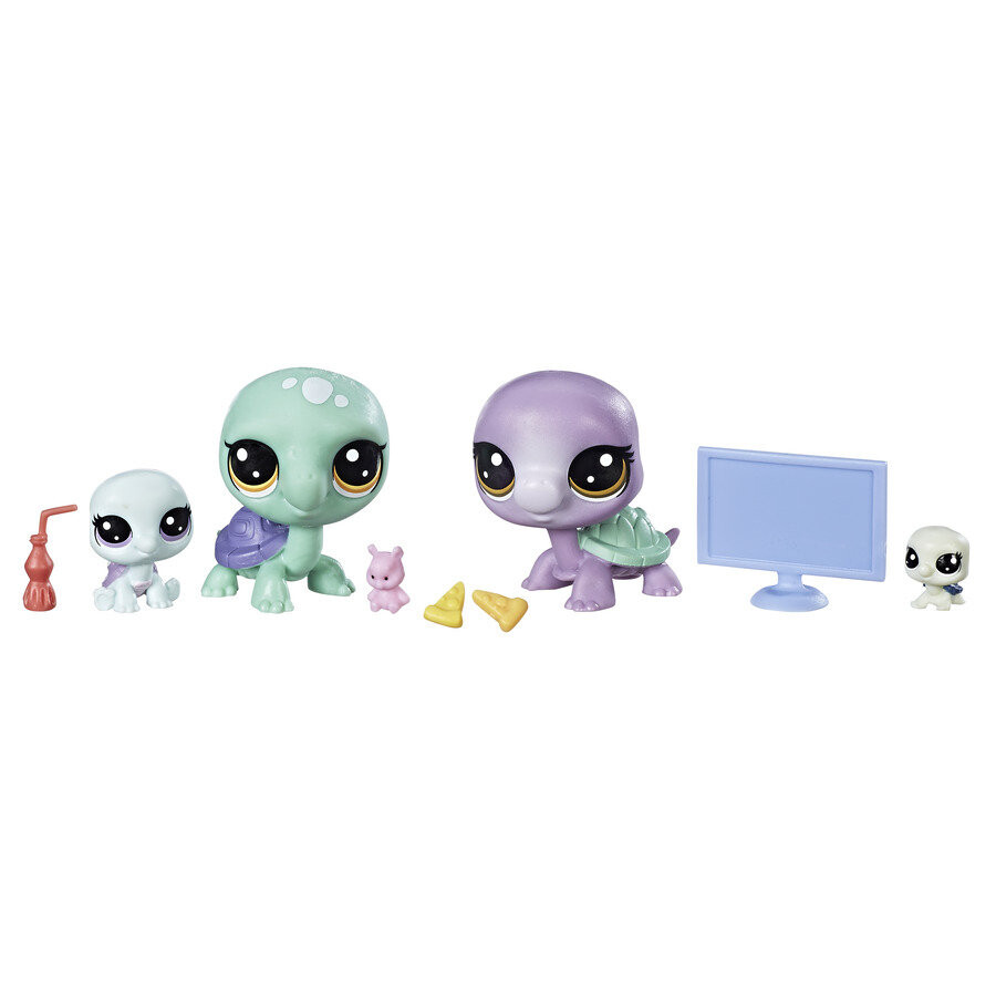 

Фигурки Littlest Pet Shop, Animal Family Movie Night Turtle Crew, B9346/E1013