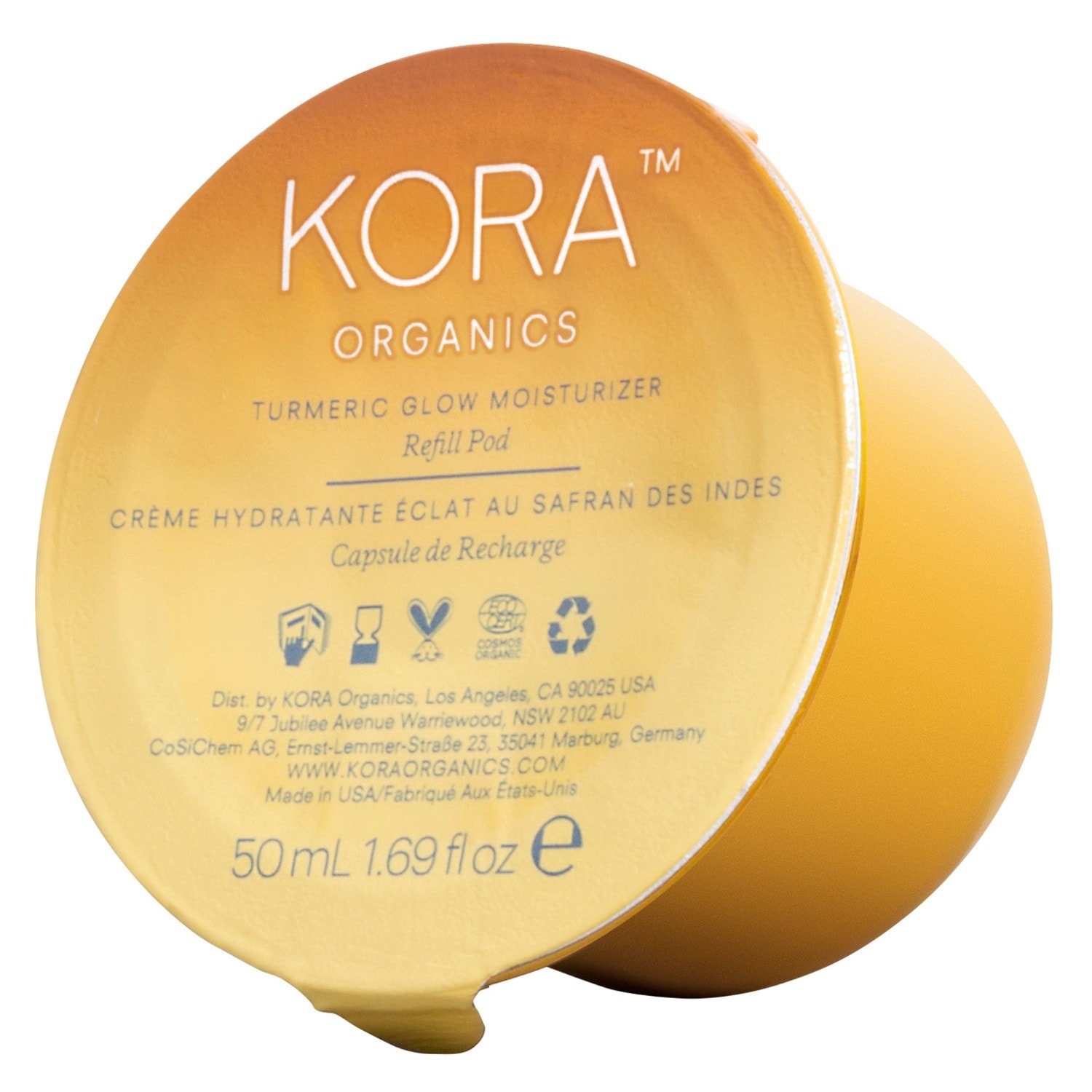 

Крем для лица turmeric glow moistruizer Kora Organics, объем 50 мл