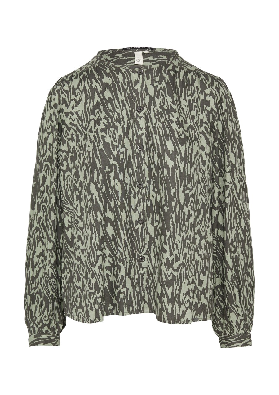 

Блуза QS, цвет Khaki/Pastel green