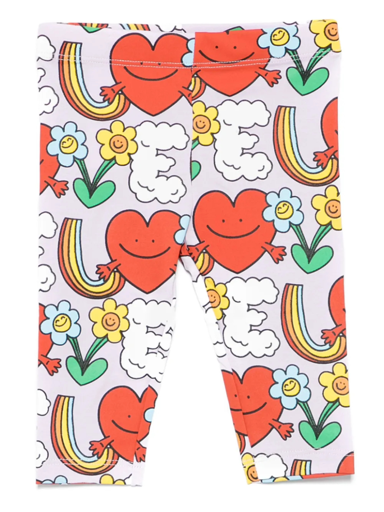 

Леггинсы с графическим принтом Stella McCartney Kids, фиолетовый