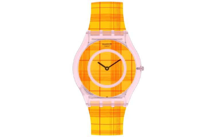 

SWATCH Часы Unisex 34mm Yellow Watch SS08Z105, Yellow