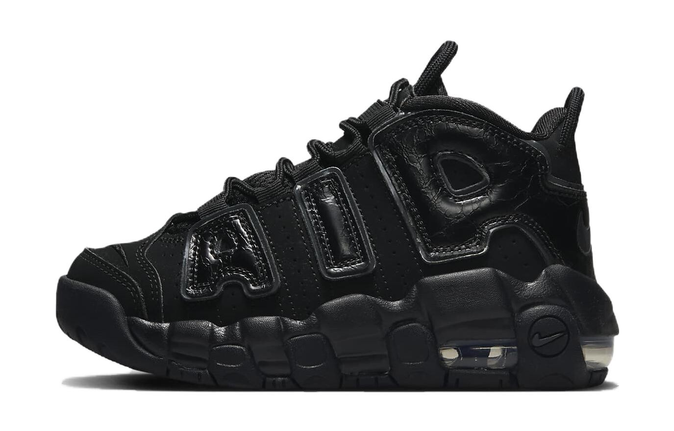 

Баскетбольные кроссовки Nike Air More Uptempo Kids для детей, Black