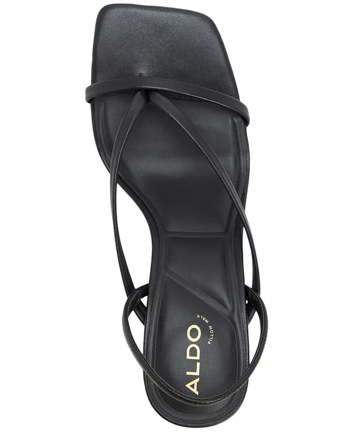 Женские босоножки Riva Slingback с квадратным мысом Aldo, черный — фото 4