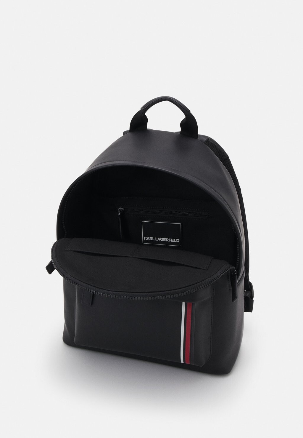

Рюкзак Essential Stripe Backpack KARL LAGERFELD, черный