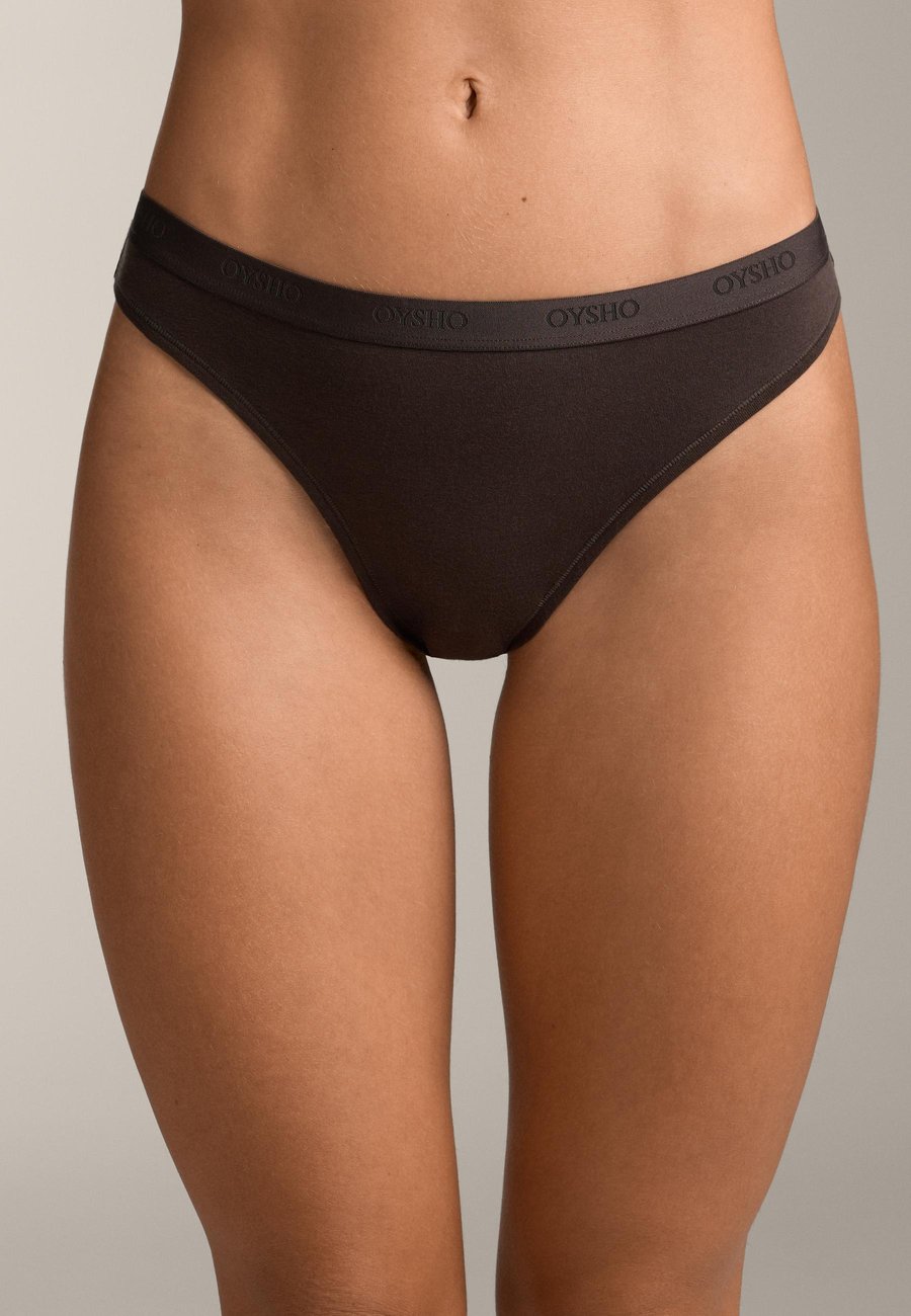 

Трусы OYSHO 3 PACK LOGO BRAZILIAN , Mauve