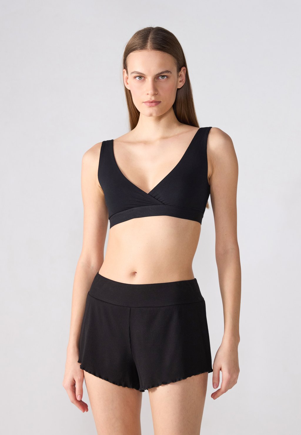 

Бюстье 2 PACK OVERLAY MODAL BRALETTE Anna Field, черный