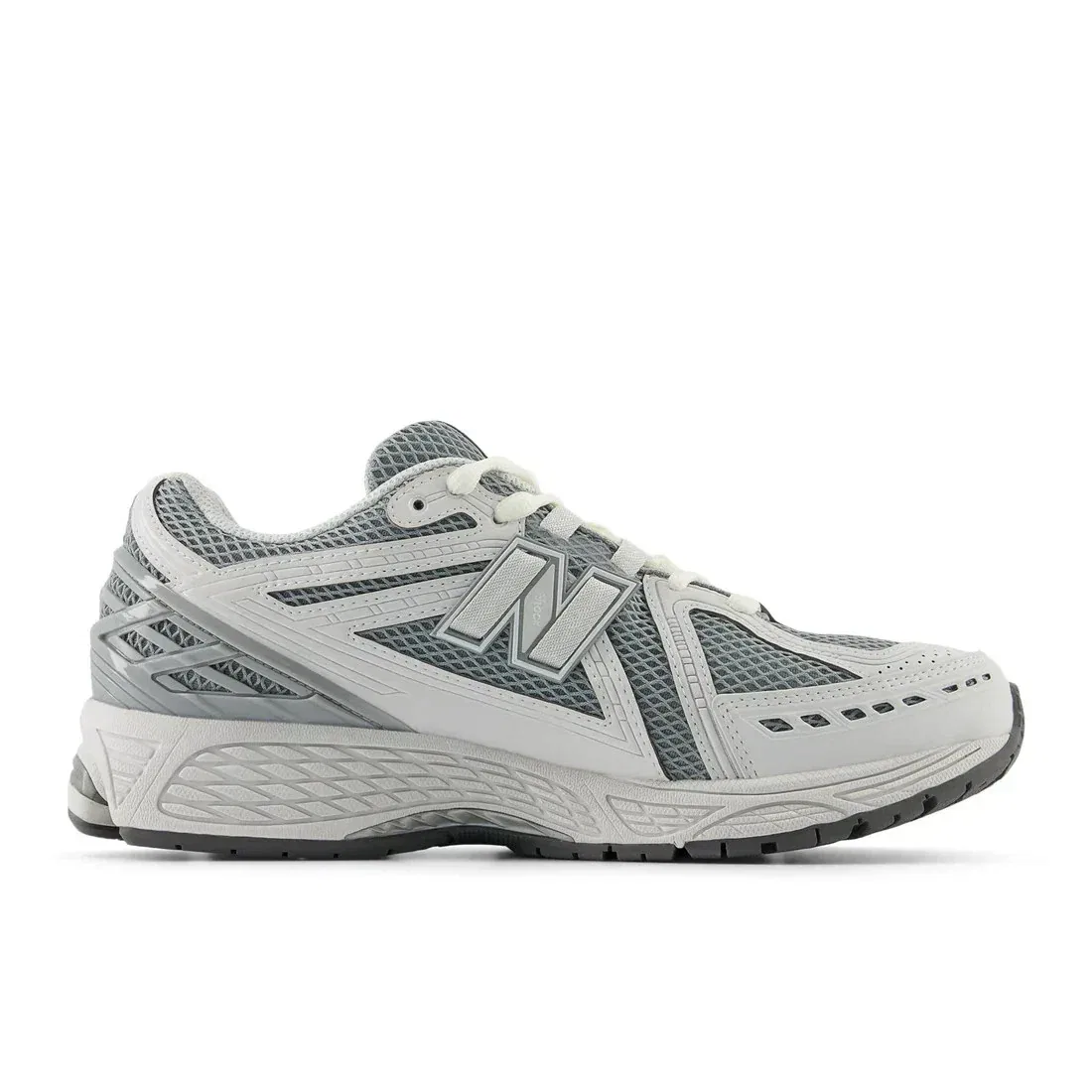 Мужские кроссовки New Balance U1906RSB серого цвета на шнуровке для ходьбы и повседневной носки LIQ90 — фото 2