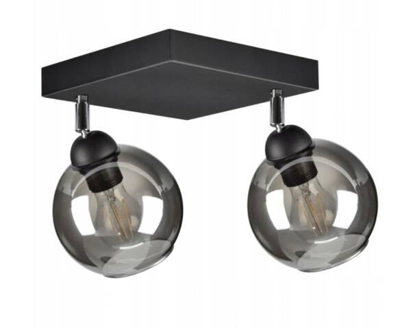 

Потолочный светильник Kiki Design Bergen II цвет schwarz/glas schwarz/hochglanz schwarz