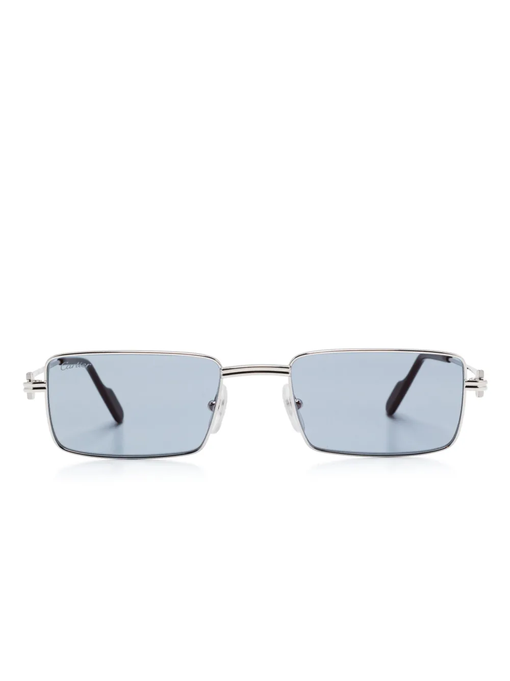 

Солнцезащитные очки в прямоугольной оправе Cartier Eyewear, серый