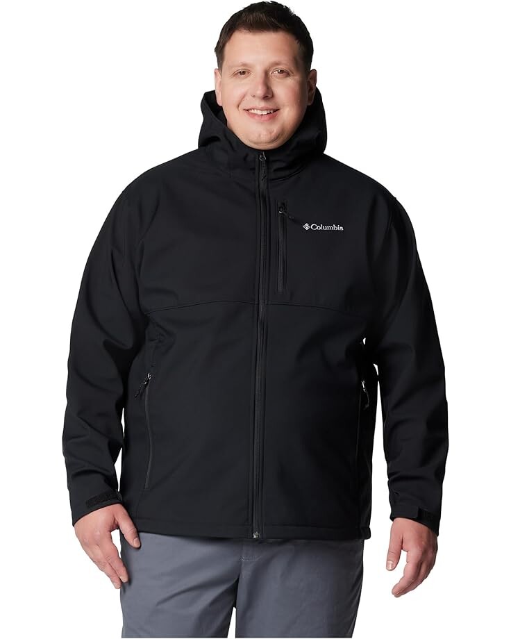 

Куртка Columbia Big & Tall Ascender II Hooded Softshell Jacket, черный