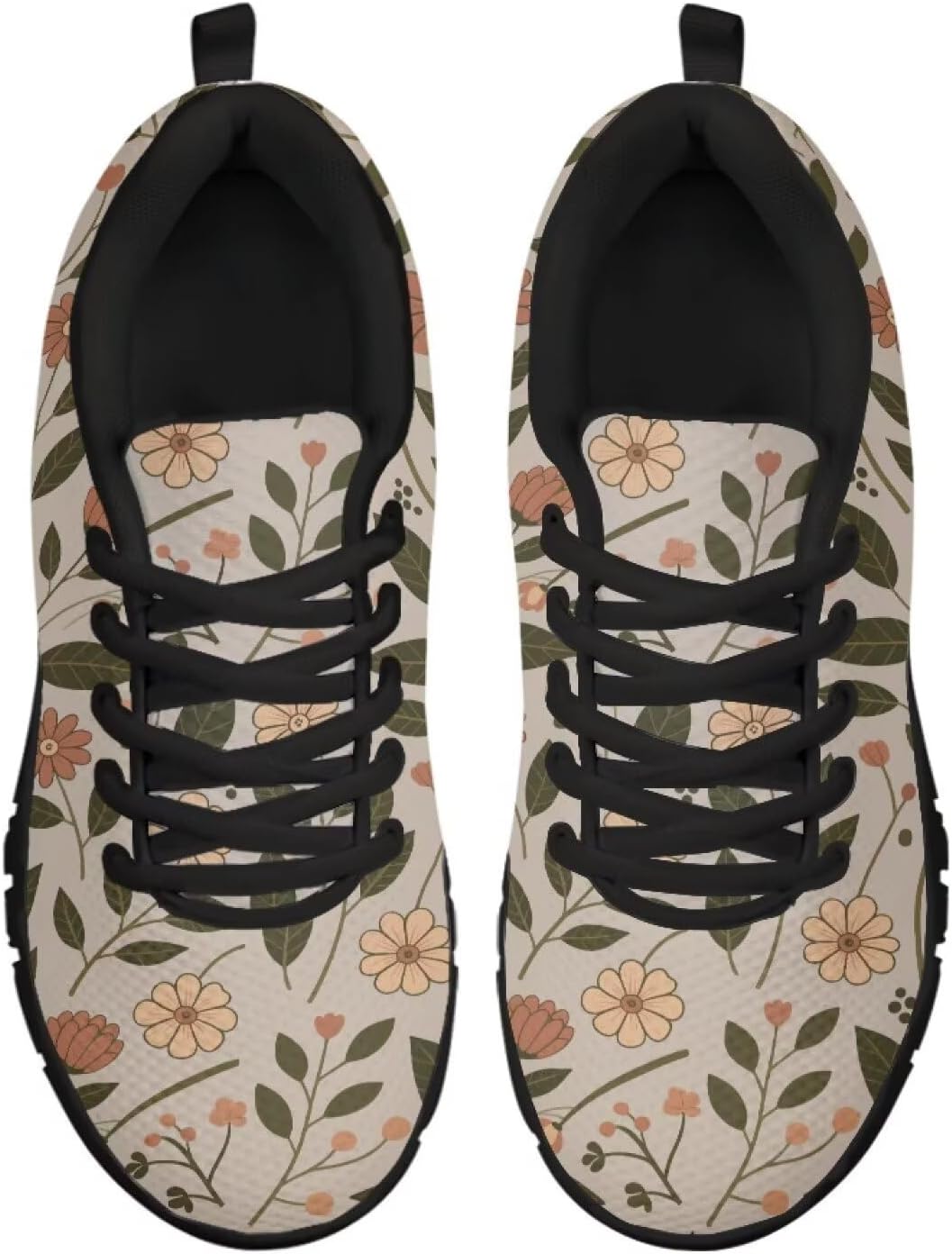 

Funnydude Забавные кроссовки с принтом для мужчин, весенние прогулочные кроссовки, повседневные теннисные туфли, дышащие кроссовки из сетки, Floral
