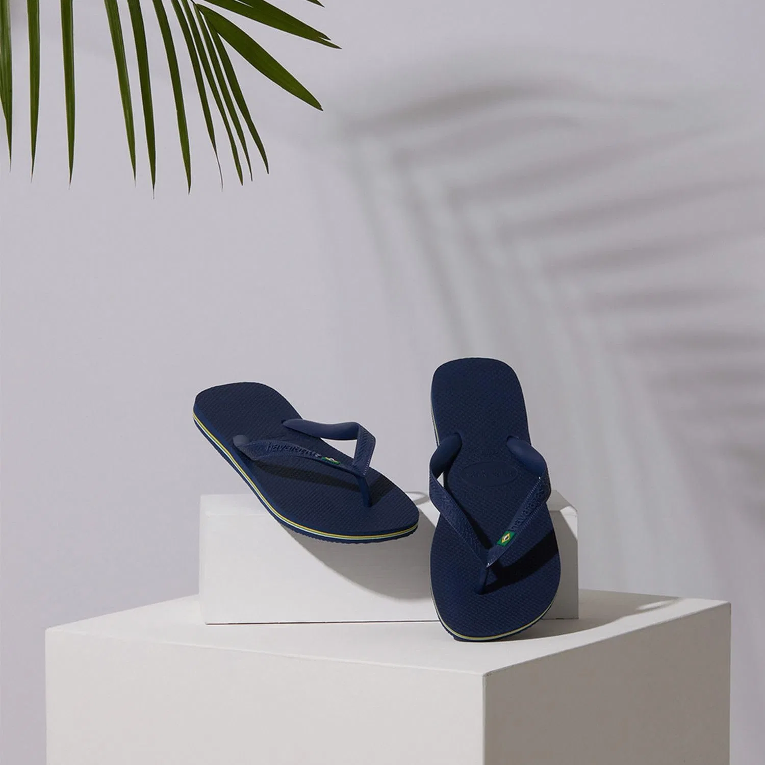 Сандалии шлепанцы мужские Havaianas, темно-синие — фото 3