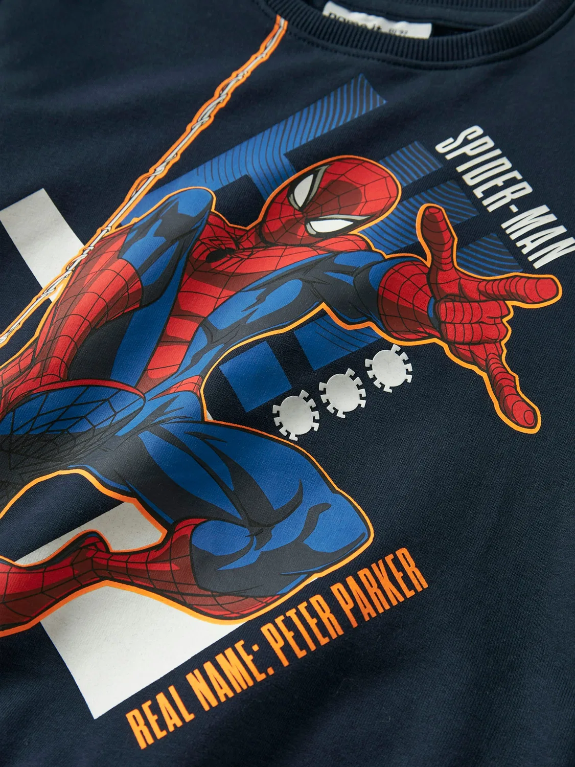 Толстовка 'NMMALBIE SPIDER' Name It, Blue/Navy — фото 3
