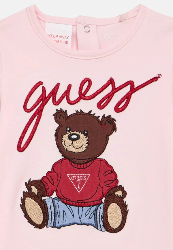Детский комбинезон-комбинезон унисекс Guess, Ballet Pink — фото 4