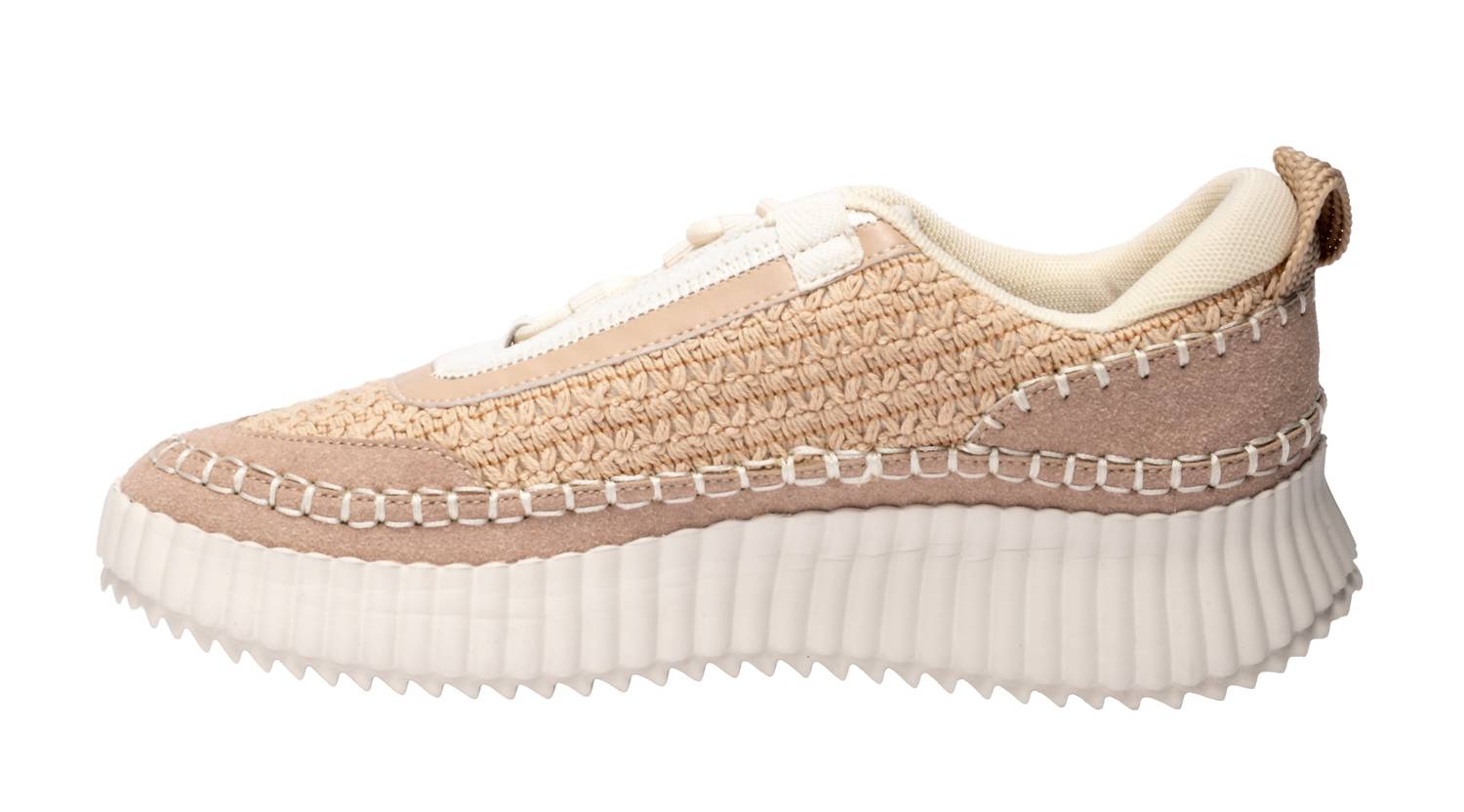 Женские кроссовки Adventure из вафельной ткани в бежевом цвете Corkys Footwear — фото 3