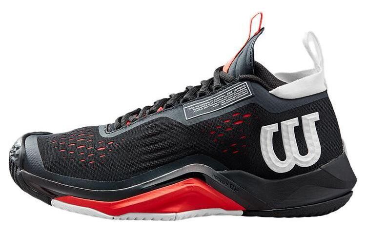 

Теннисные кроссовки Rush Pro для мужчин, среднего размера, черные/красные Wilson