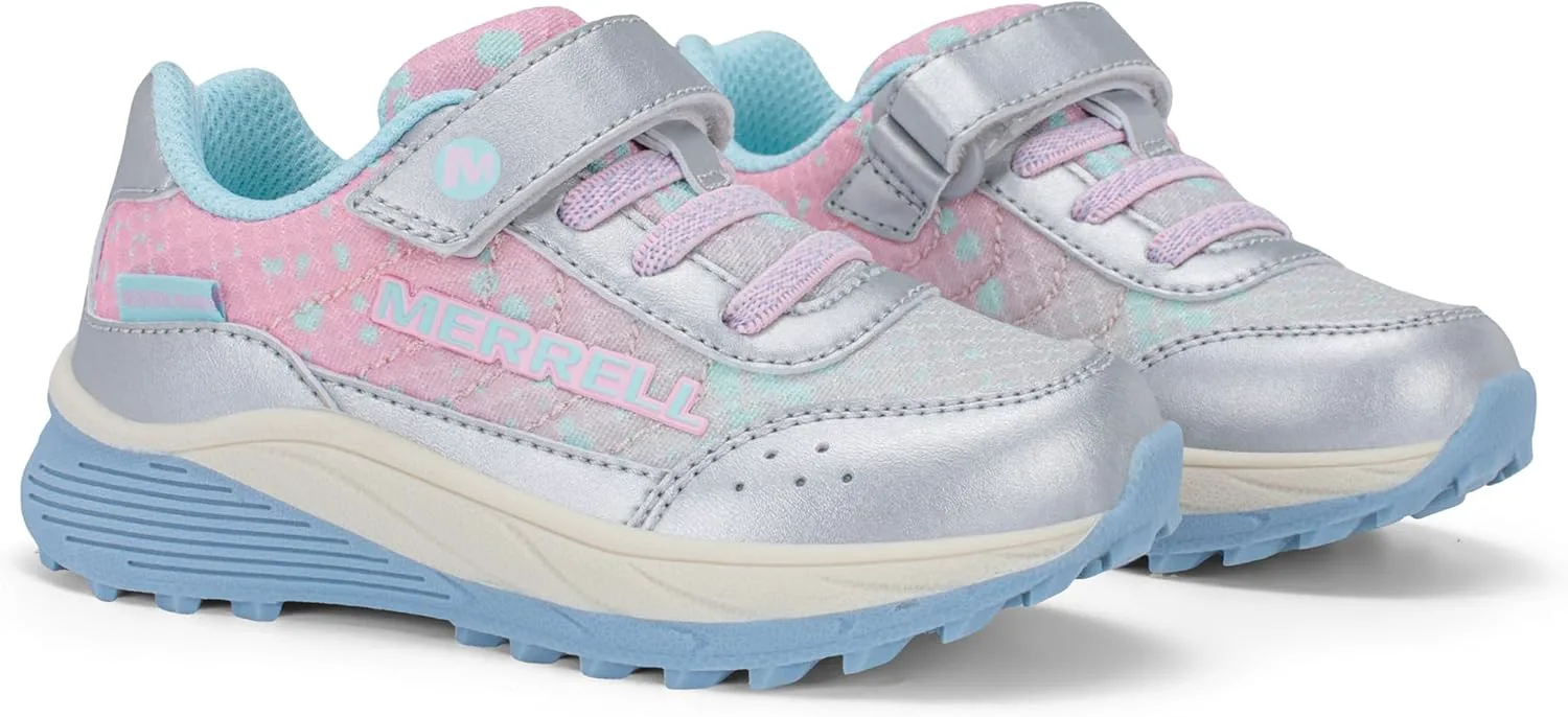 Кроссовки Merrell Unisex-Child S Nova FST Jr, серебристый/розовый — фото 2