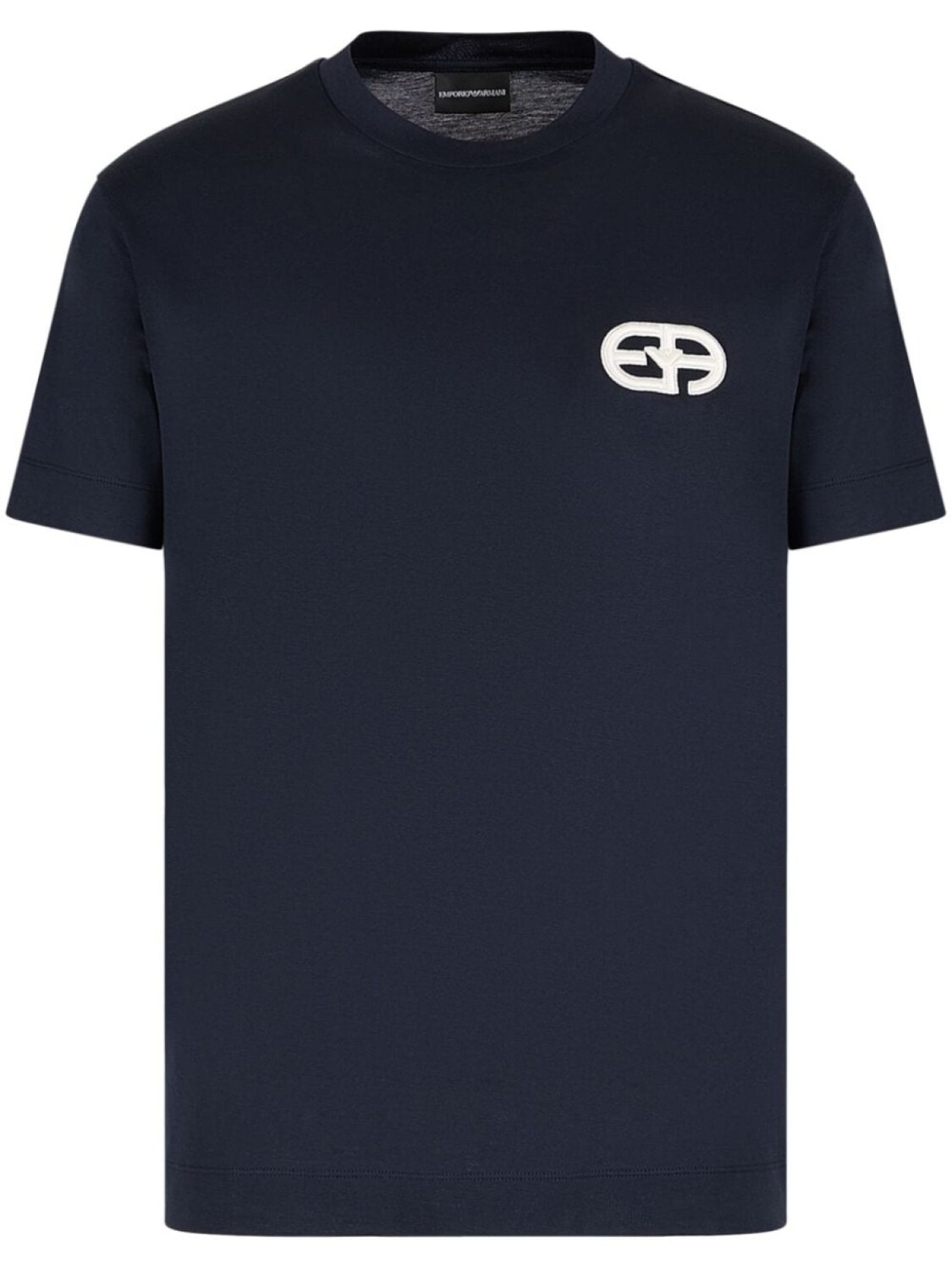 

Emporio Armani футболка из джерси с нашивкой-логотипом, синий