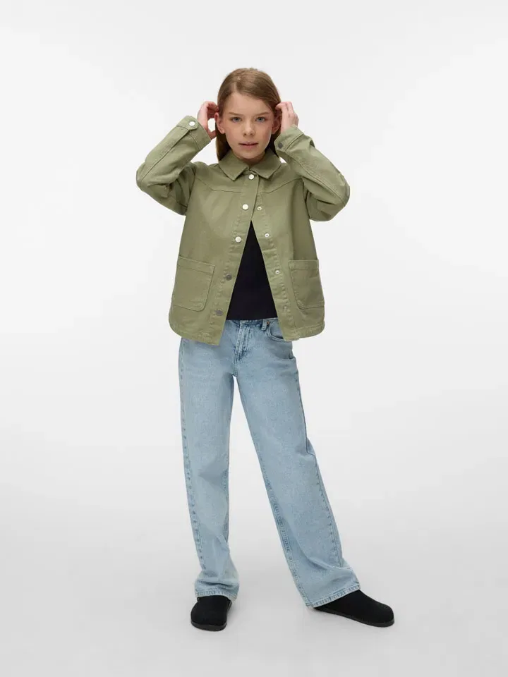 Джинсовая куртка Jamie, Vero Moda Girl, хаки