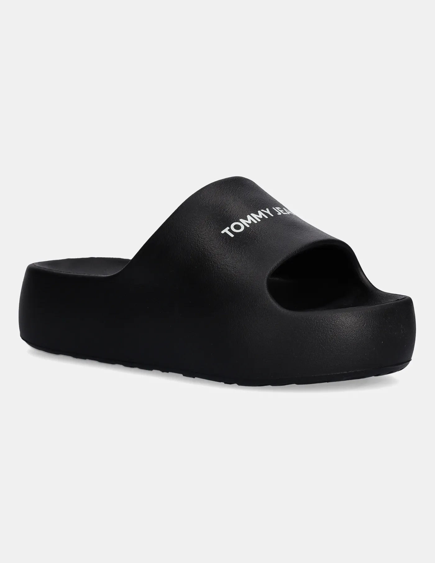 Тапочки-шлепанцы TJW FLATFORM POOL SLIDE ESS Tommy Jeans, черный — фото 2