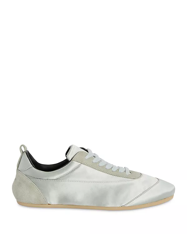 Женские низкие кроссовки Jil Sander, серебряный
