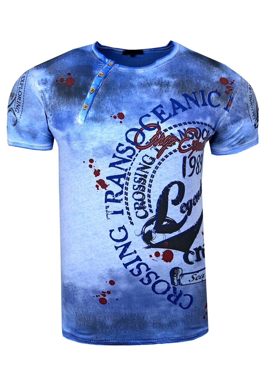 

Классическая футболка Rusty Neal Shirt, светло-синий