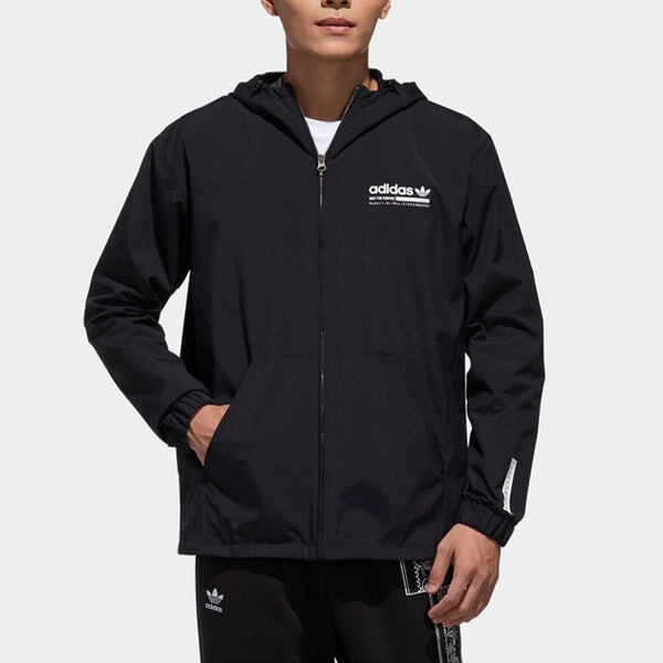 Куртка adidas originals Wb Kaval Hoodie Black Dx4236, черный — фото 3