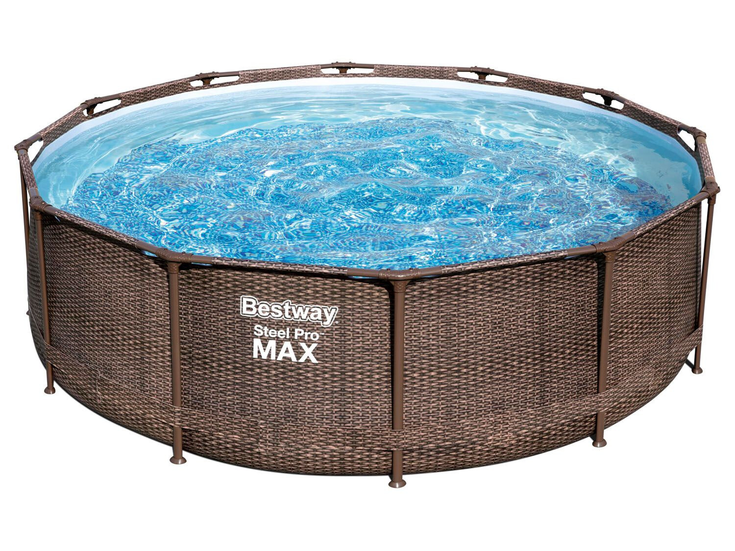 

Комплект каркасного бассейна Bestway "Steel Pro Max DELUXE SERIES", с фильтрующим насосом и лестницей