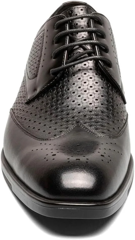 Мужские оксфордские туфли Stacy Adams Asher Wingtip Lace, черный — фото 4