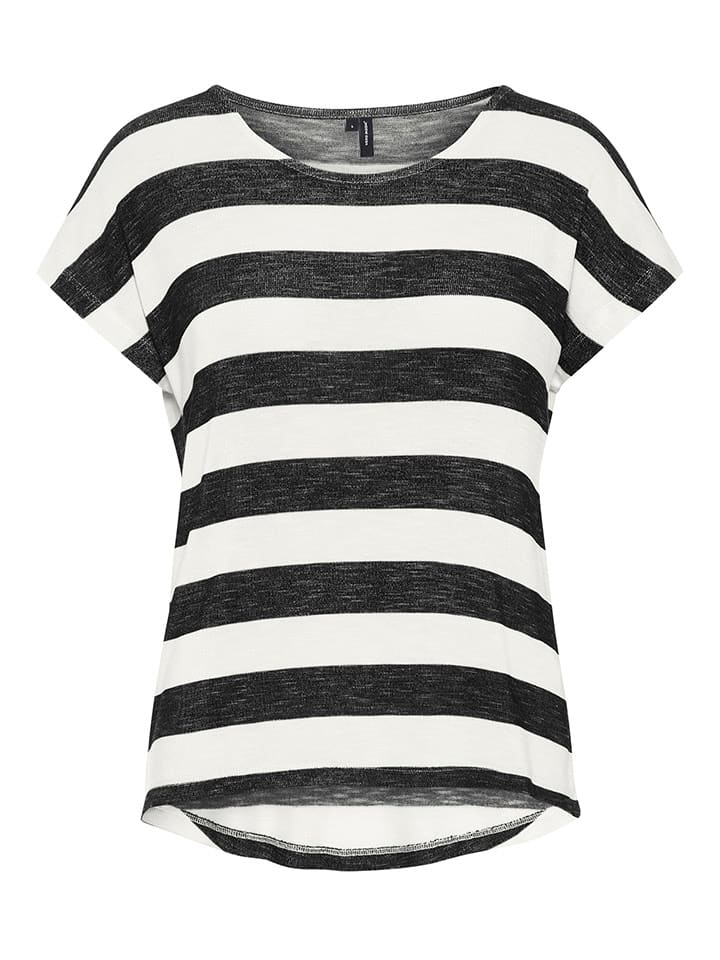 

Футболка Vero Moda, белый/черный