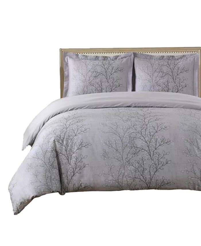 

Комплект пододеяльников Arboreal из 100 % хлопка, Twin/Twin XL Egyptian Linens, фиолетовый