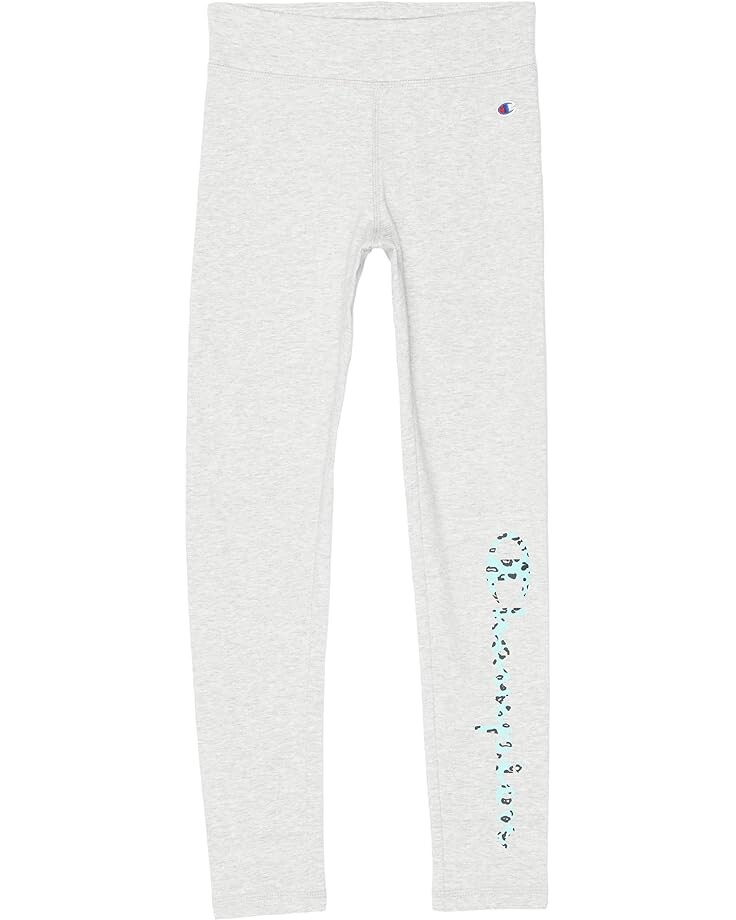 

Брюки Champion Leopard Script Leggings, цвет Oxford Heather
