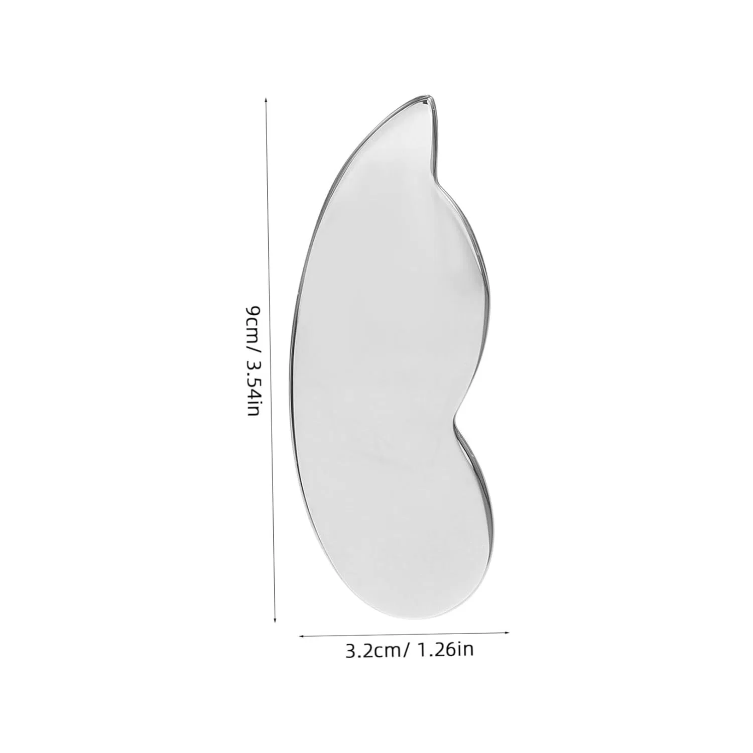 Инструмент для массажа лица Gua Sha из нержавеющей стали SHERCHPRY Sherchpry — фото 2