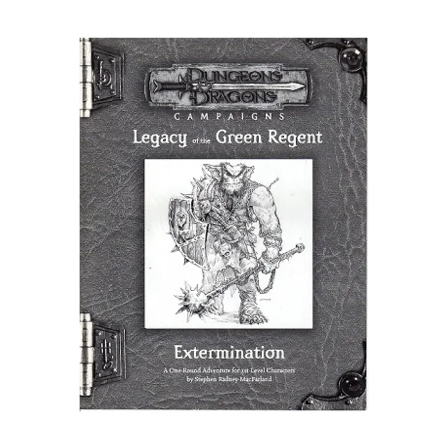 

Модуль RPGA #1 - Extermination, Forgotten Realms - Legacy of the Green Regent (3rd Edition) (d20) (RPGA)