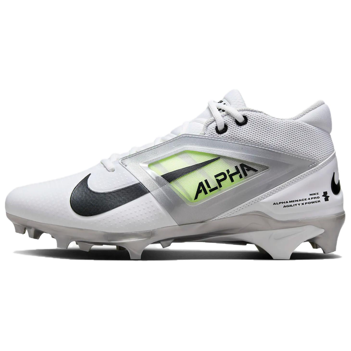 

Alpha Menace 4 Pro Белый Металлический Серебристый Фотонная Пыль Черный Nike, Белый Серый Зеленый