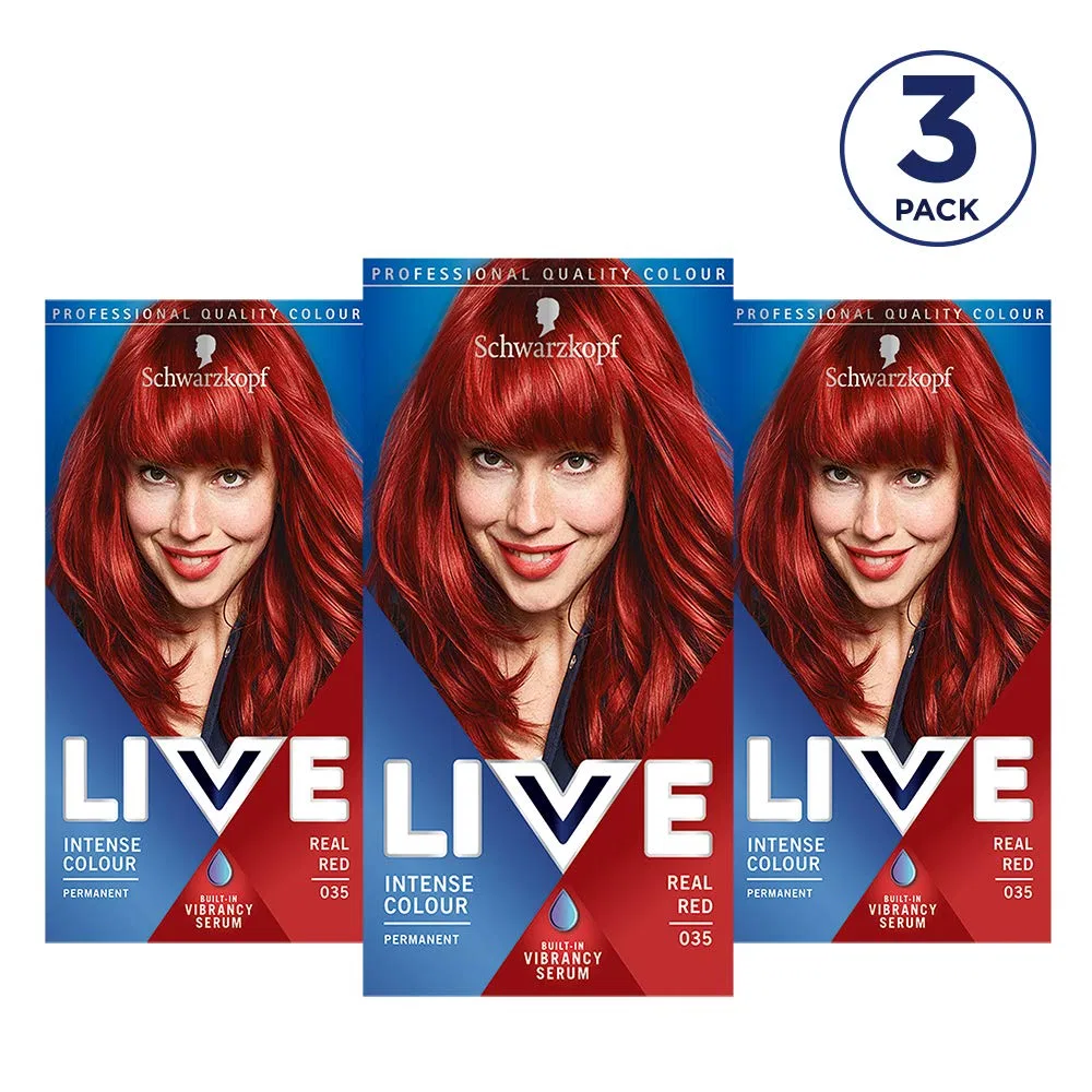 Стойкая краска для волос «Live XXL Colour Intense 35 Real Red» от Schwarzkopf Live, Real Red 035 — фото 2
