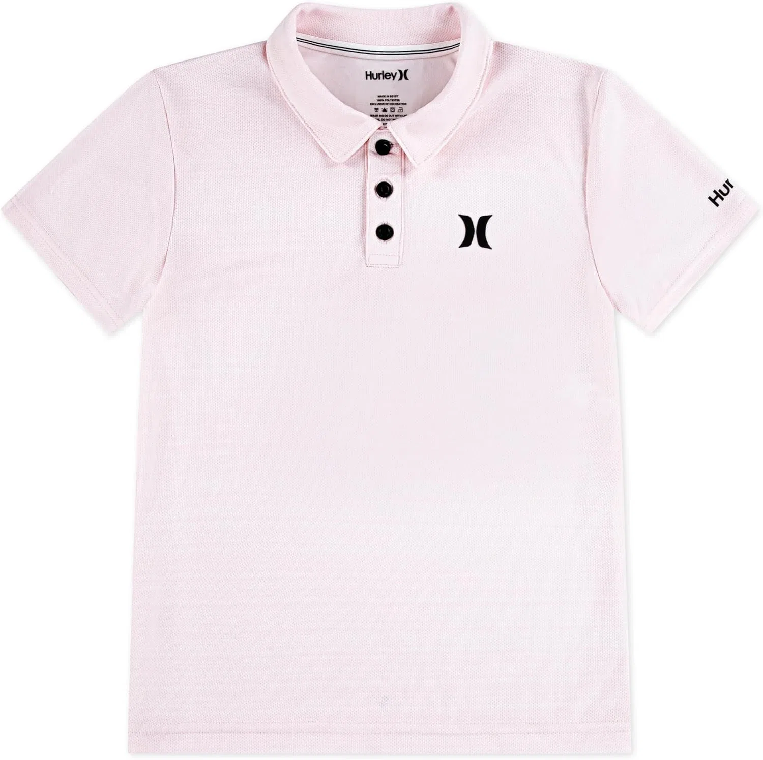 Поло для мальчиков Hurley, цвет Barely Pink Heather
