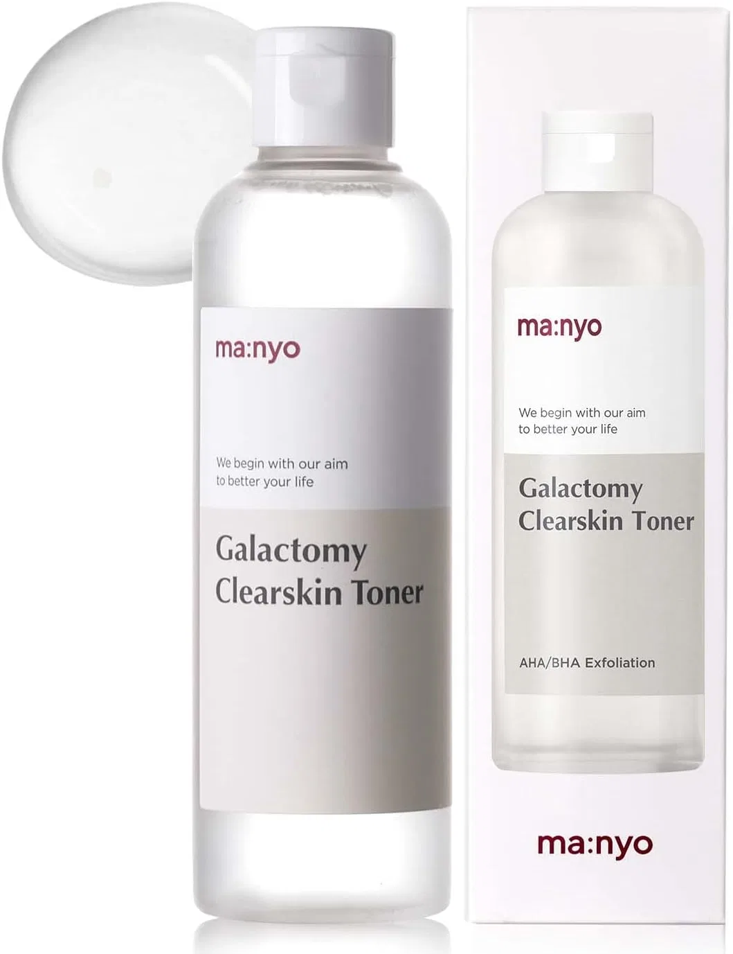 Набор для ухода за кожей Ma:Nyo Manyo Zaraku Clear Skin Complete Set с пилинг-гелем 75 мл, тонером 210 мл и сывороткой 30 мл — фото 2
