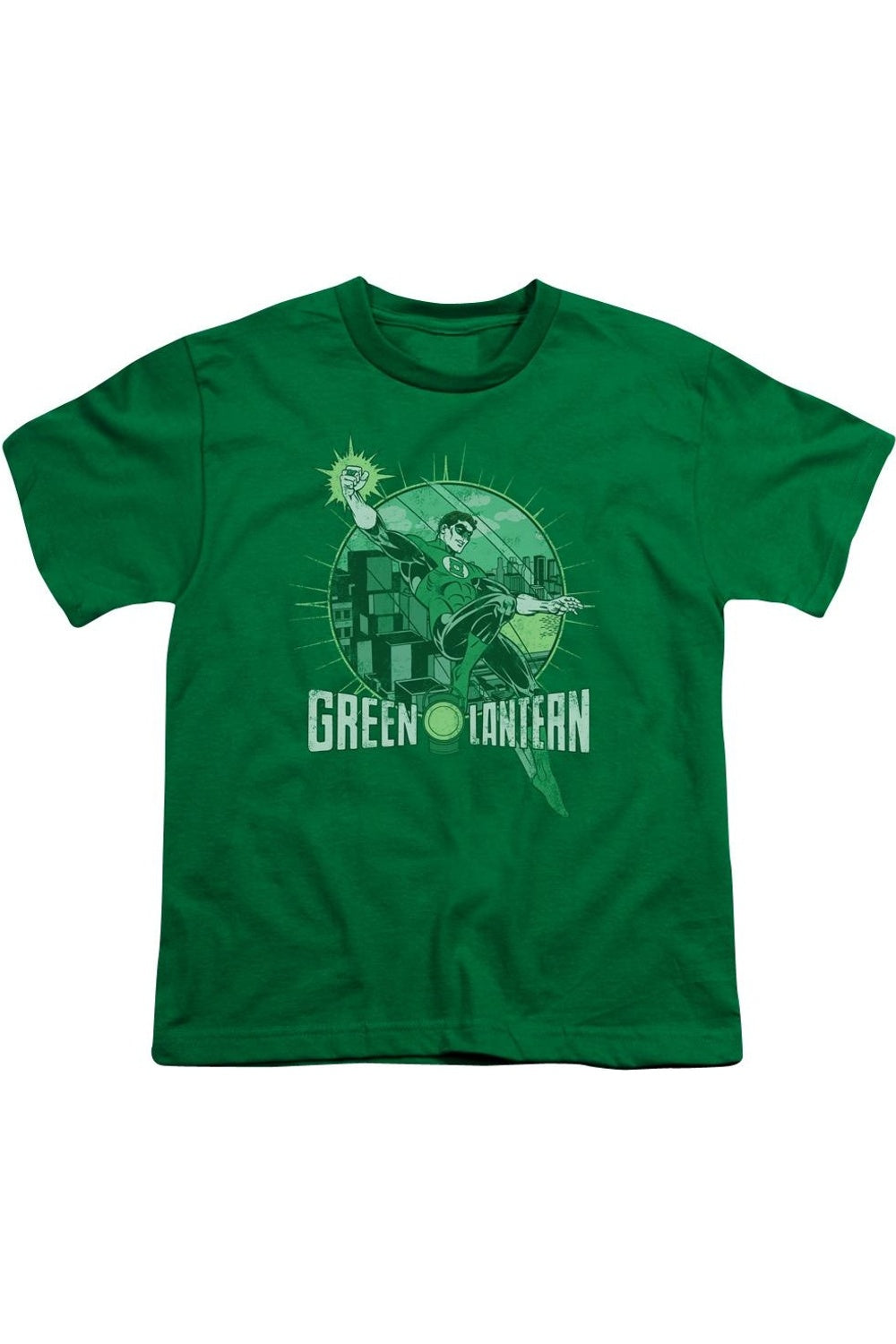 

Футболка DC Comics City Power с коротким рукавом для детей Gildan, зеленый