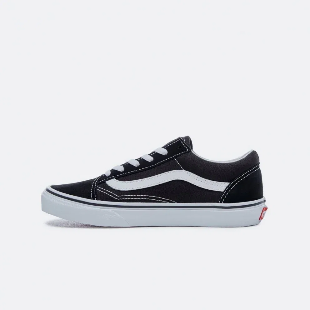 Детские низкие кроссовки Vans Old Skool V00W9T6BT, черно-белые, для скейтбординга — фото 3