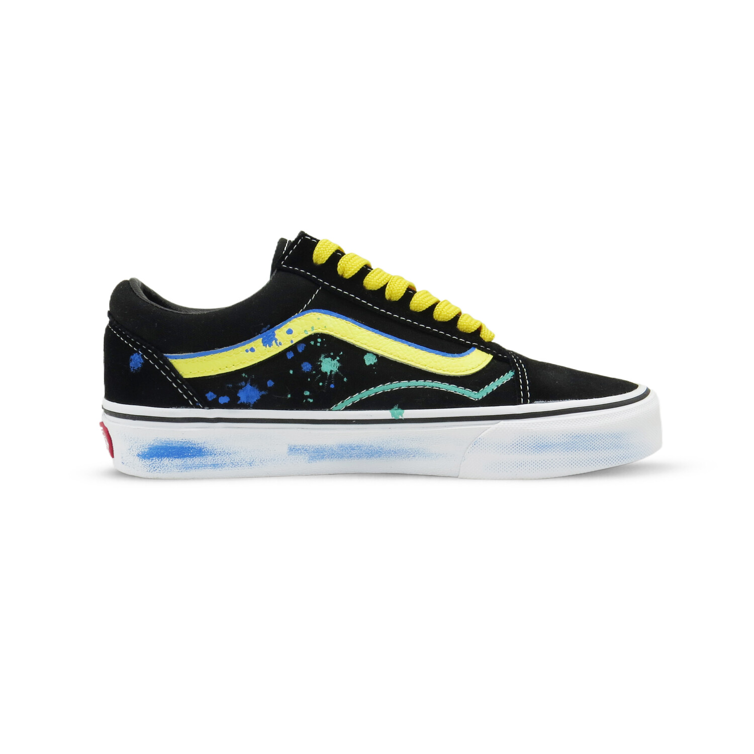

Кроссовки Vans Old Skool Skateboarding Shoes Unisex Low-top Blue/Green/Red/Yellow, бирюзовый, Зеленый, Кроссовки Vans Old Skool Skateboarding Shoes Unisex Low-top Blue/Green/Red/Yellow, бирюзовый