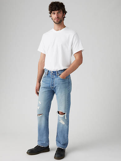 

Легкие мужские джинсы 501 Original Fit Levi's, цвет Lookin Good - Medium Wash