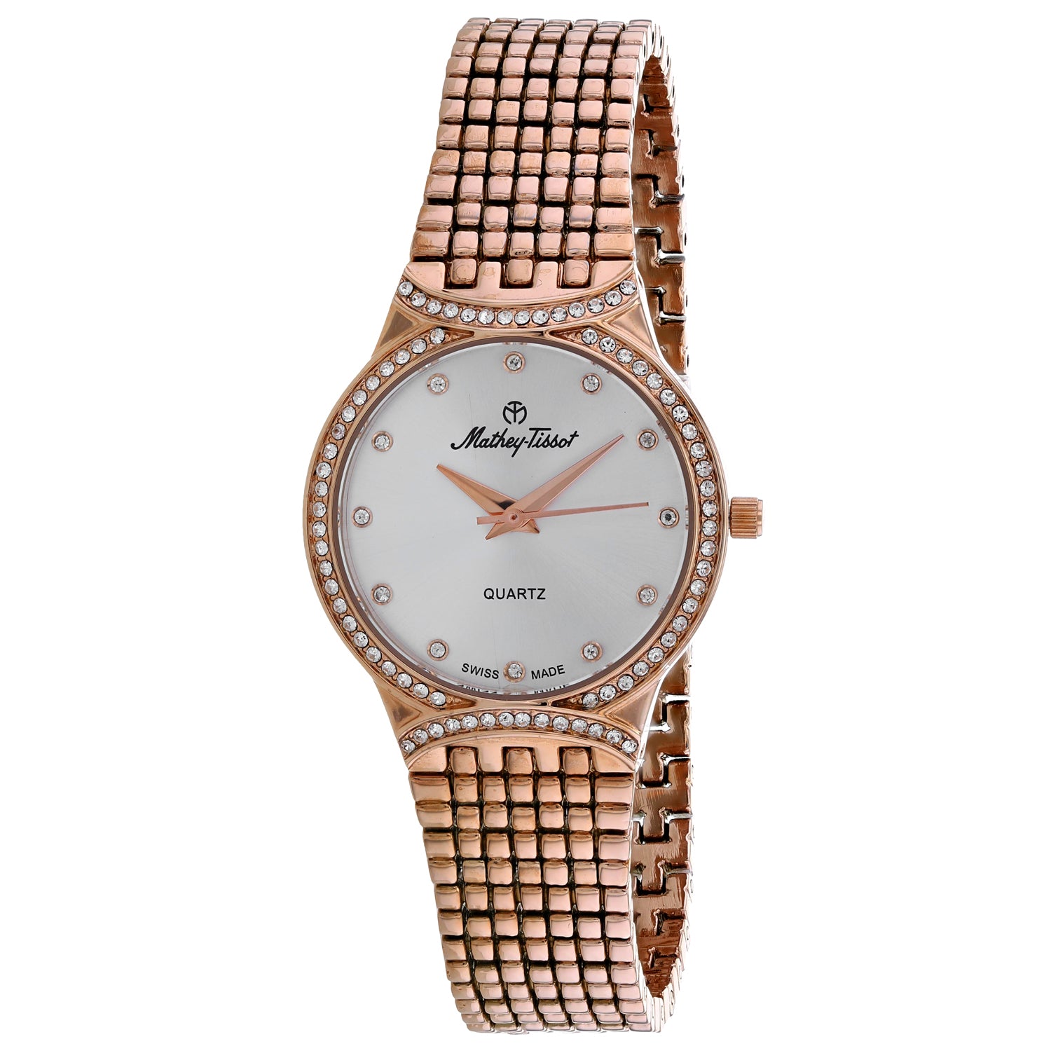 

Женские часы Mathey Tissot с серебряным циферблатом
