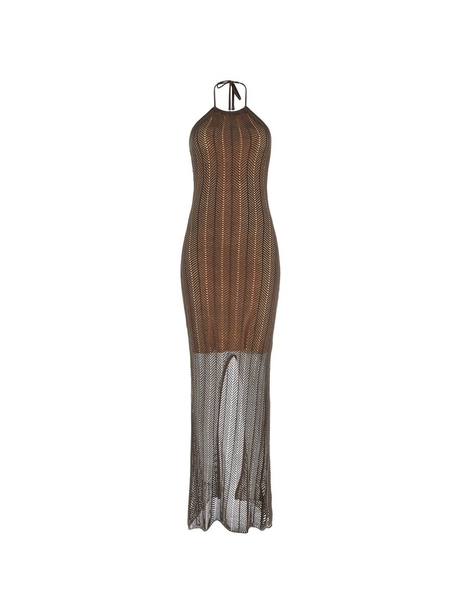 

Вязаное платье GUESS Knitted dress, коричневый