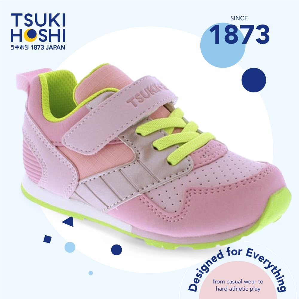 Кроссовки TSUKIHOSHI Boys Racer (Toddler/Little Kid), розовый — фото 3