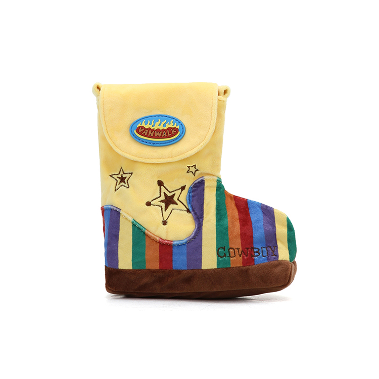 

VANWALK Плюшевая сумка через плечо, Rainbow Candy Bean Yellow
