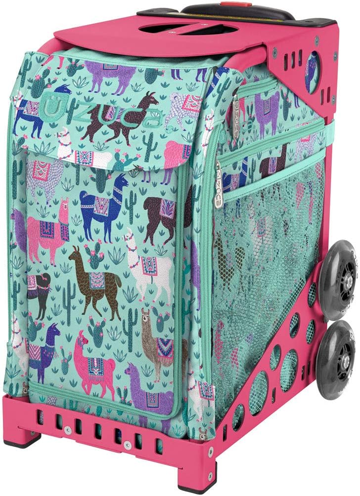 

Спортивная сумка-вставка Zuca Llama Rama со спортивной рамкой, розовая