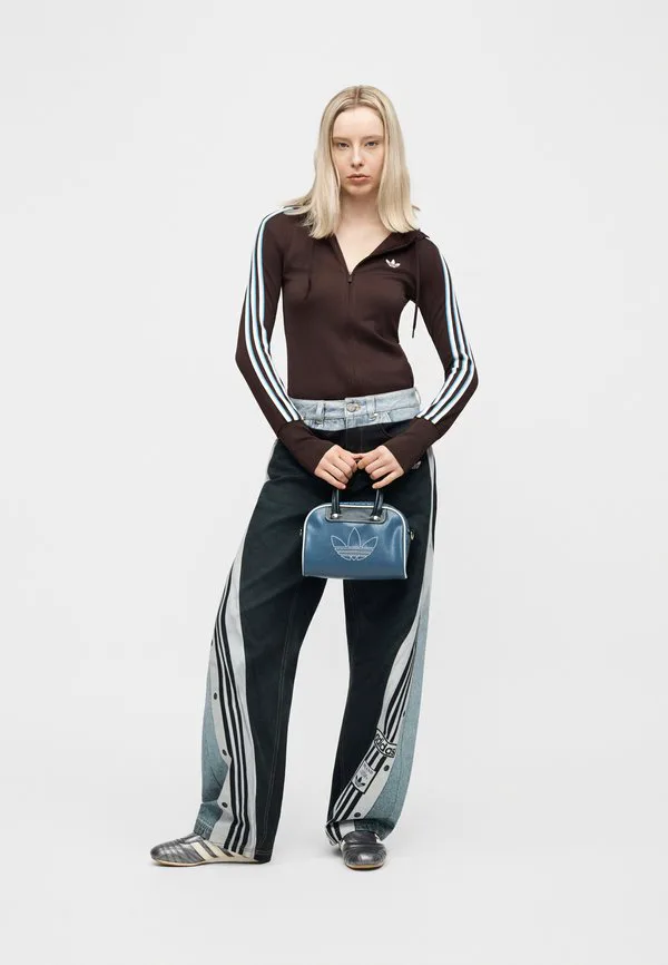Толстовка с капюшоном и застежкой-молнией Adidas Originals, Aurora Coffee — фото 3
