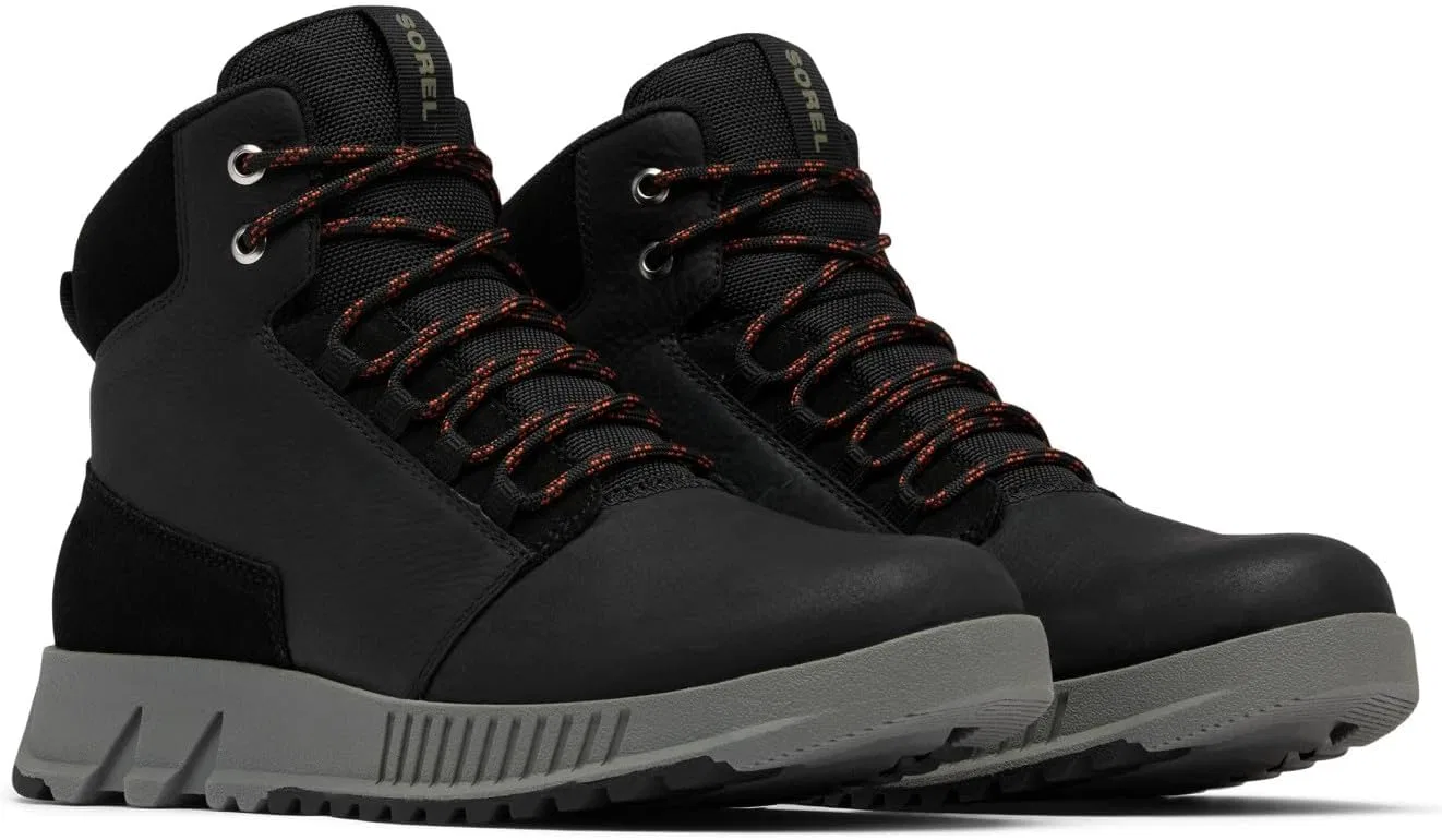 Водонепроницаемые походные ботинки Sorel Mac Hill Lite Plus для мужчин, Black Quarry